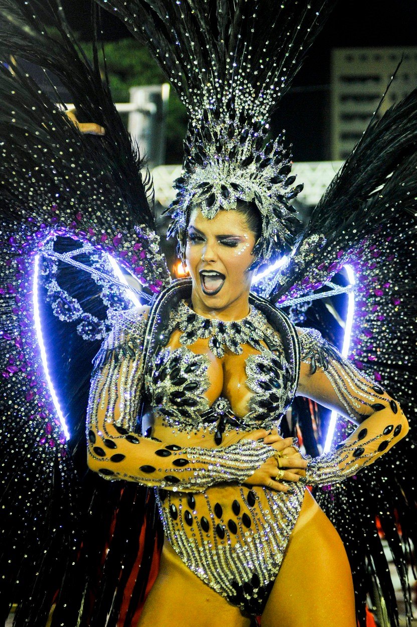Fotogalerie: Brazilský karneval je svou divokostí a extravagancí známý po  celém světě....