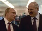 Ruský prezident Vladimi Putin a jeho bloruský protjek Alexander Lukaenko...