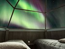 V proskleném iglú v Arctic SnowHotel & Glass Igloos si mete vychutnat pohled...