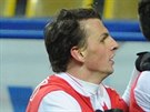 Slávisté Jan Voahlík (vpravo) a Milan Nitrianský slaví gól v ligovém utkání v...
