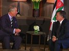 Princ Charles se setkal v Ammánu s jordánským králem Abdalláhem.