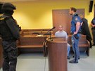 Odsouzený vrah Patrik Kónya znovu u soudu v Hradci Králové (16.2.2015)