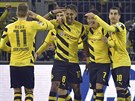 Gólová radost fotbalist Dortmundu.