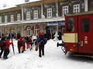 Moldavskou horskou dráhou na bky - Moldava, vlaková výsadková operace na...