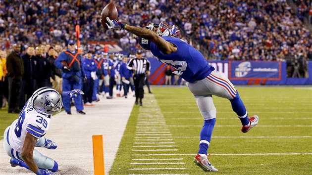 Sport, 2. cena: Al Bello, Getty Images - Odell Beckham (#13) z New York Giants a jeho jedinen touchdown v druh tvrtin zpasu s Dallas Cowboys. MetLife Stadium, East Rutherford, New Jersey