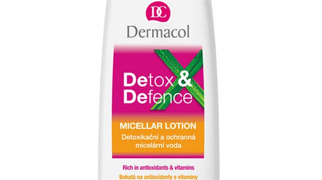 Detoxikační micelární voda Detox & Defence s aloe vera a extrakty z okurky, Dermacol, 129 korun