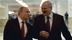 Ruský prezident Vladimi Putin a jeho bloruský protjek Alexander Lukaenko...