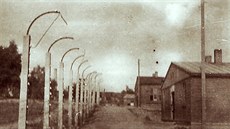 Poboka koncentraního tábora Flossenbürg ve Svatav. Jedna z dobových...