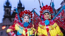 Starom�stské nám�stí v Praze zaplavily v rámci oslav �ínského nového roku...