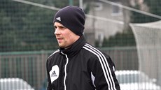 Ondřej Kušnír na tréninku fotbalové Olomouce