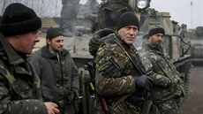 Boje na východ Ukrajiny v nedli utichly (14. února)