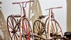 Na výstav "Volte správný velocipéd!" najdete i nejstarí kola, tzv. kostitasy...