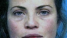 Yasmine Bleethová na policejním snímku z roku 2001, kdy byla zadrena za ízení...