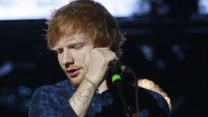 Ed Sheeran na svém prvním praském koncert 12. 2. 2015 v praské Tipsport Aren