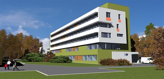 Plánovaná podoba interního oddlení nemocnice ve Vsetín.