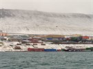 Ruské hornické msto Barentsburg