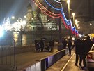 Policisté ohledávají tlo zavradného opoziního politika Borise Nmcova (28....