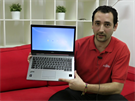 Nový ultrabook Lifebook U745 nám pedstavil produktový manaer Fujitsu, Samy A....