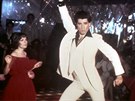 John Travolta and Karen Lynn Gorney ve filmu Horeka sobotní noci (1977)