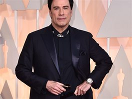 John Travolta přišel na 87. předávání cen Americké filmové a televizní akademie...