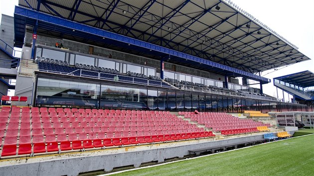 Zrekonstruovan tribuna stadionu Sparty na Letn.