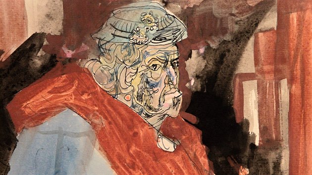 Z v�stavy kreseb a ilustrac� Ji��ho �litra v roce 2015
