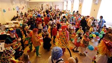 �eský rekord v po�tu klaun� na jednom míst� v B�eclavi.