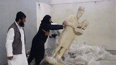 Islamisté zničili sochy z dob Asyrské říše (26. února 2015)