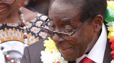 Zimbabwský prezident Robert Mugabe oslavil 91. narozeniny. Veírek na jeho...