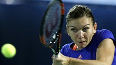 Simona Halepová ve finále turnaje v Dubaji