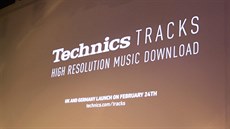 Nová sluba pro hi-res hudbu.Technics TRACKS