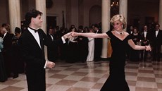 John Travolta a princezna Diana (Washington, 9. listopadu 1985)