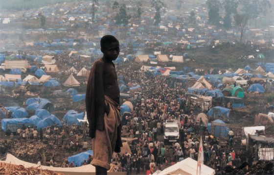 1995: Jan íbík, Rwandský uprchlík, tábor Katala