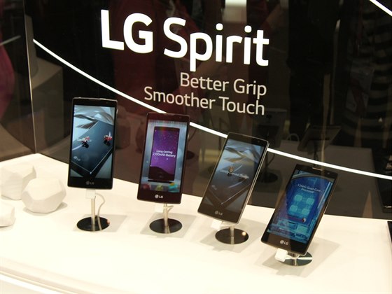 LG Spirit na veletrhu MWC v Barcelon