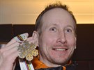 eský reprezentant v bhu na lyích Luká Bauer se stíbrnou medailí z...