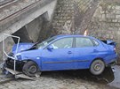 Nehoda seatu u Bzence na Hodonínsku (1. bezna 2015).
