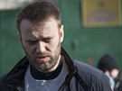 Ruský opoziní pedák Alexej Navalnyj v pátek dopoledne opustil vzení (6....