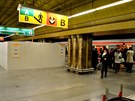 Ve stanici metra Mstek se staví výtah pro bezbariérový pístup.