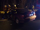 Pi nehod dvou aut mezi Karvinou a eským Tínem se zranili tyi lidé (7....