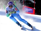 Tina Mazeová v superobím slalomu v Garmisch-Partenkirchenu.