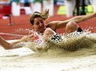 Vícebojaka Elika Kluinová na halovém mistrovství Evropy v Praze