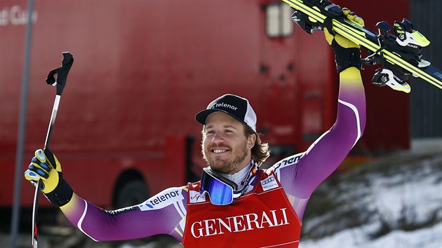 Kjetil Jansrud slav triumf v superobm slalomu Svtovho pohru v Kvitfjellu.