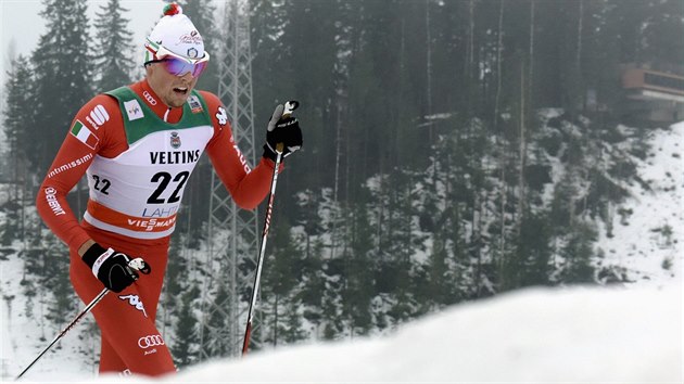 Italsk beec na lych Francesco de Fabiani m za triumfem na klasick patnctce v Lahti.