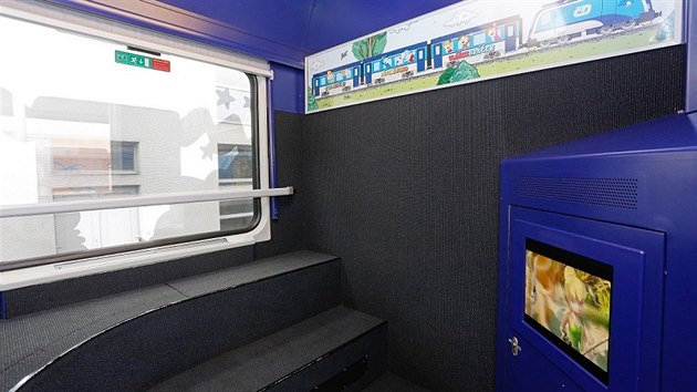 V sousedství dětského kina jsou ve vozech ČD kupé pro cestující s dětmi do 10 let.