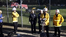 Havárie letadla herce Harrisona Forda na golfovém hiti u Los Angeles (5....