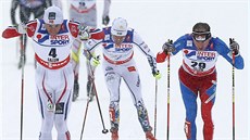 JDE SE DO FINIE. Petter Northug (4) z Norska vybojoval na padesátce na MS ve...