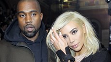 Kanye West a Kim Kardashianová (Paí, 5. bezna 2015)
