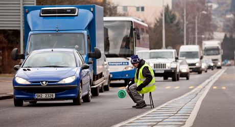 Komplikace v doprav v centru Náchoda kvli rekonstrukcím. Ilustraní snímek