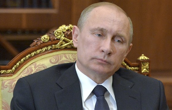 Ruský prezident Vladimir Putin na snímku, který ve stedu zveejnila RIA...