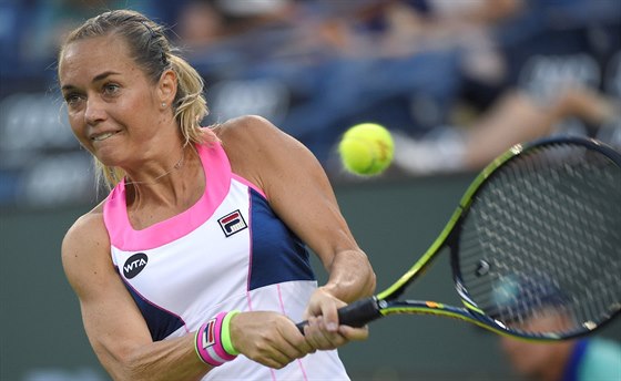 Klára Koukalová na turnaji v Indian Wells